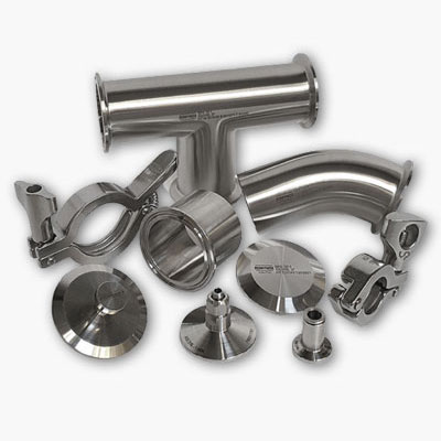 Fittings, connect couplings, tri clamps and tools categories