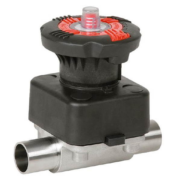 SED-KMD 982 Manual Diaphragm Valve | Plastic Bonnet & Handwheel for Aseptic Use