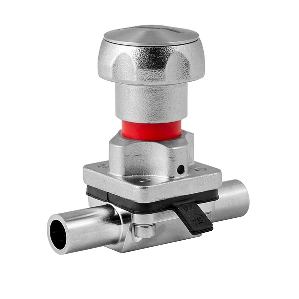SED-Steripure 206 Manual Diaphragm Valve | Stainless Steel Bonnet & Autoclaveable