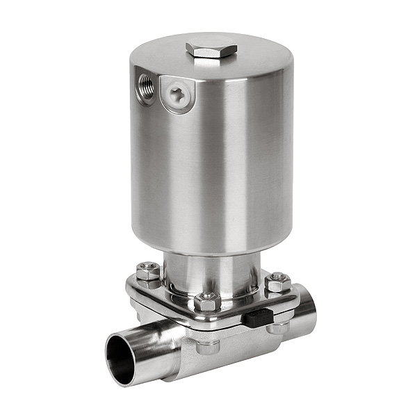 SED-Steripur 417 Pneumatic Diaphragm Valve | Stainless Steel Actuator for Aseptic Processing